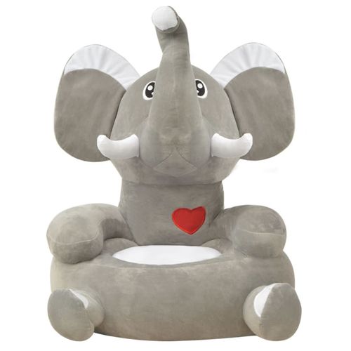 vidaXL Plush Children’s Chair Prince Blue