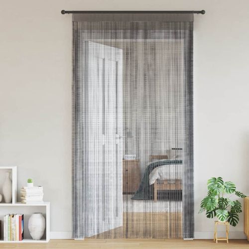 vidaXL String Curtains 2 pcs 100x250 cm White
