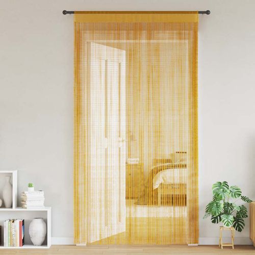 vidaXL String Curtains 2 pcs 100x250 cm White