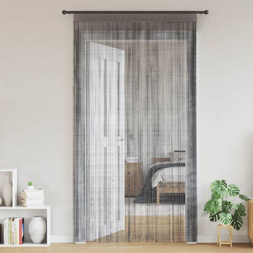 vidaXL String Curtains 2 pcs 100x250 cm White