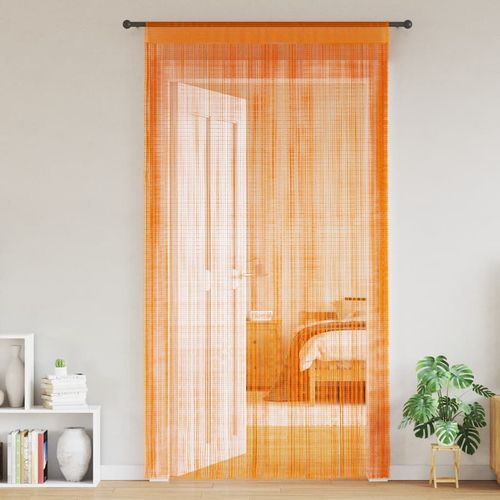 vidaXL String Curtains 2 pcs 100x250 cm White
