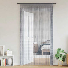 vidaXL String Curtains 2 pcs 100x250 cm White