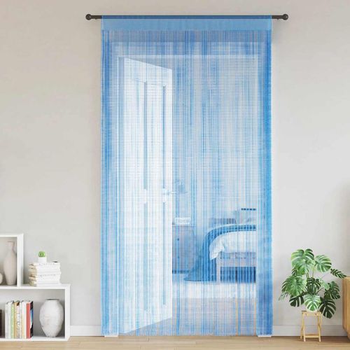 vidaXL String Curtains 2 pcs 100x250 cm White