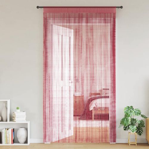 vidaXL String Curtains 2 pcs 100x250 cm White