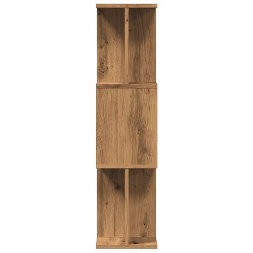 vidaXL Book Cabinet/Room Divider Smoked Oak 80x24x96cm Engineered Wood