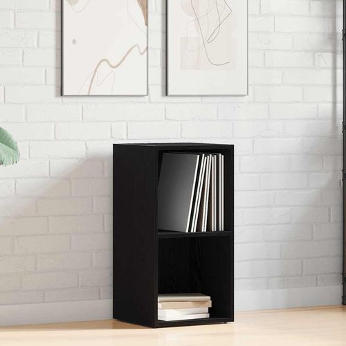 vidaXL Vinyl Storage Box Smoked Oak 71x34x36 cm Engineered Wood