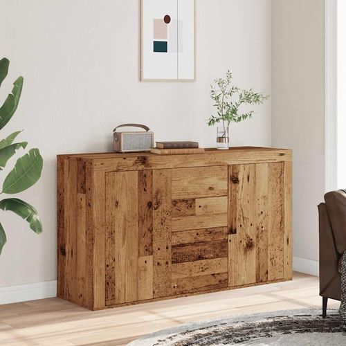 vidaXL Sideboard Smoked Oak 120x36x69 cm Engineered Wood