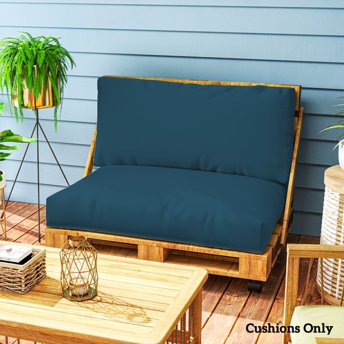 Premium Black Cushion Set - Comfort & Durability for Relaxing Seating