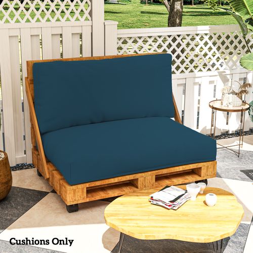 Premium Black Cushion Set - Comfort & Durability for Relaxing Seating