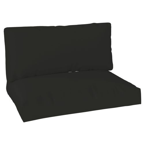 Premium Black Cushion Set - Comfort & Durability for Relaxing Seating