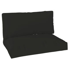 Premium Black Cushion Set - Comfort & Durability for Relaxing Seating