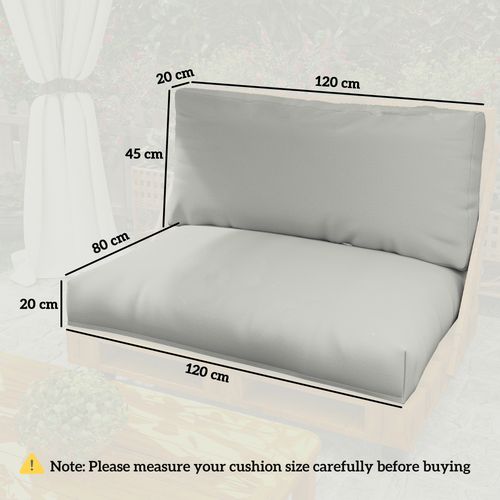Premium Black Cushion Set - Comfort & Durability for Relaxing Seating