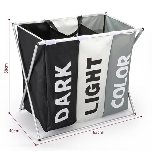 VINSANI X-SHAPE 3 SECTION LAUNDRY SORTER