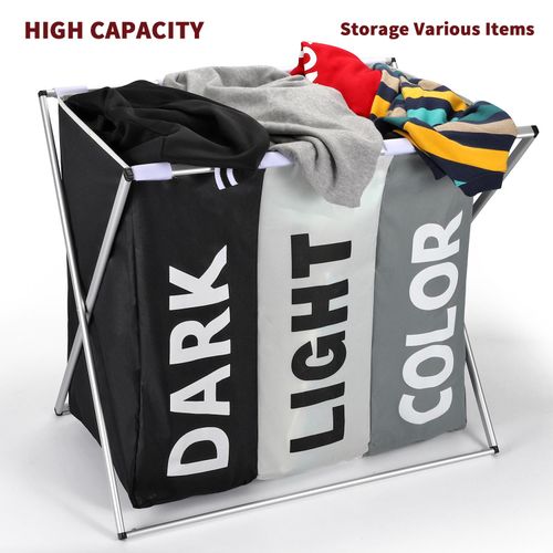 VINSANI X-SHAPE 3 SECTION LAUNDRY SORTER