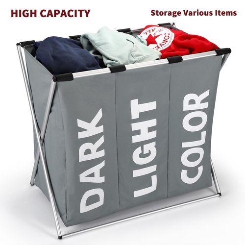 VINSANI X-SHAPE 3 SECTION LAUNDRY SORTER