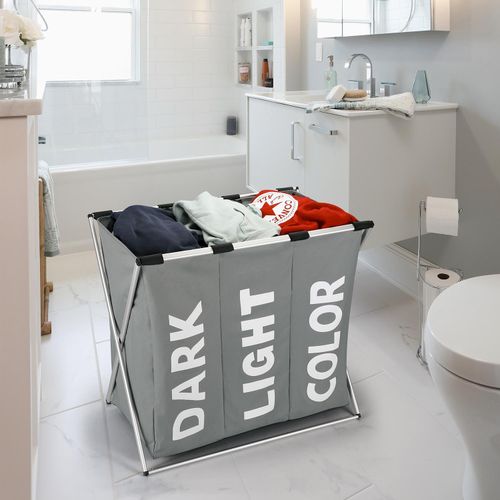 VINSANI X-SHAPE 3 SECTION LAUNDRY SORTER