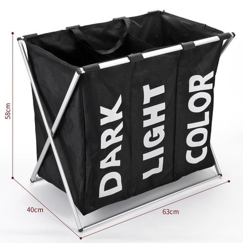 VINSANI X-SHAPE 3 SECTION LAUNDRY SORTER