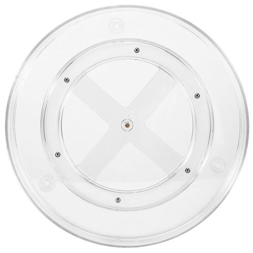 VINSANI TRANSPARENT TURNTABLE ORGANIZER