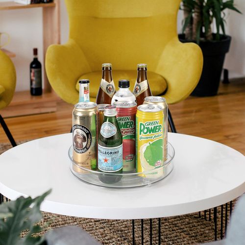 VINSANI TRANSPARENT TURNTABLE ORGANIZER
