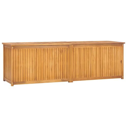 vidaXL Garden Storage Box 120x50x58 cm Solid Teak Wood - 175 x 50 x 55 cm