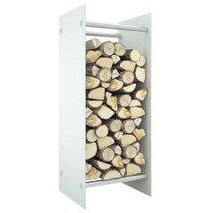 vidaXL Firewood Rack Transparent 40x35x100 cm Tempered Glass
