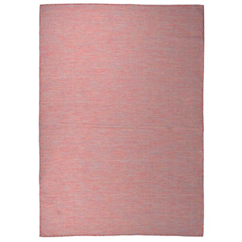 vidaXL Outdoor Flatweave Rug 80x150 cm Grey