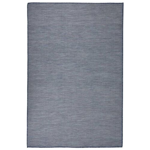 vidaXL Outdoor Flatweave Rug 80x150 cm Grey