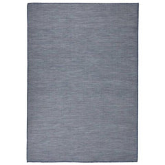 vidaXL Outdoor Flatweave Rug 80x150 cm Grey
