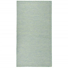 vidaXL Outdoor Flatweave Rug 80x150 cm Grey - turquoise / 140 x 200 cm