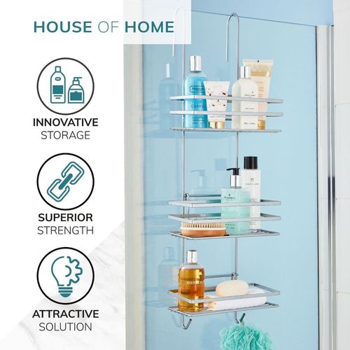 Various Hanging and Overdoor Shower Caddies