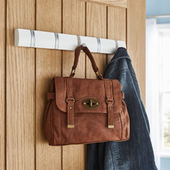 Wall or door mounted hooks. Various sizes colours and styles available