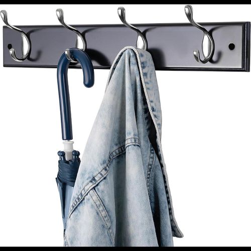 Wall or door mounted hooks. Various sizes colours and styles available