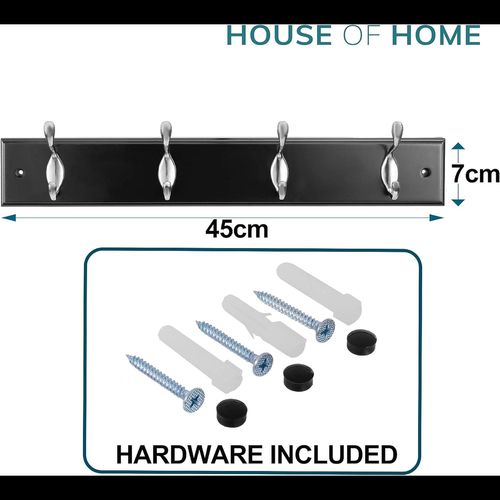 Wall or door mounted hooks. Various sizes colours and styles available