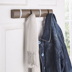 Wall or door mounted hooks. Various sizes colours and styles available