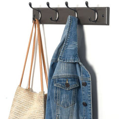 Wall or door mounted hooks. Various sizes colours and styles available