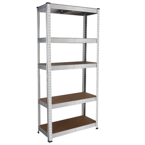 Sturdy steel Frame 4 Layers Garage Shelving 5 Thick MDF shelves
