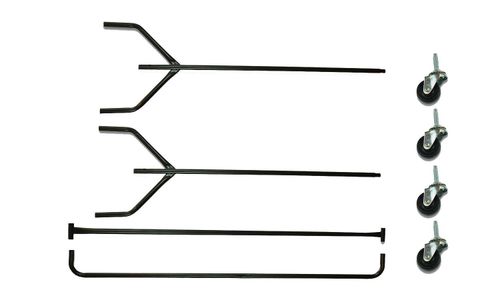 Steel Heavy Duty Tall Clothes Rail & Wheels Included