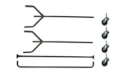 Steel Heavy Duty Tall Clothes Rail & Wheels Included