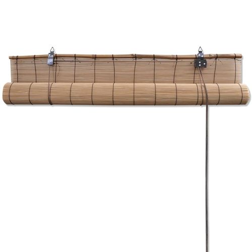 vidaXL Roller Blind Bamboo 150x160 cm Brown