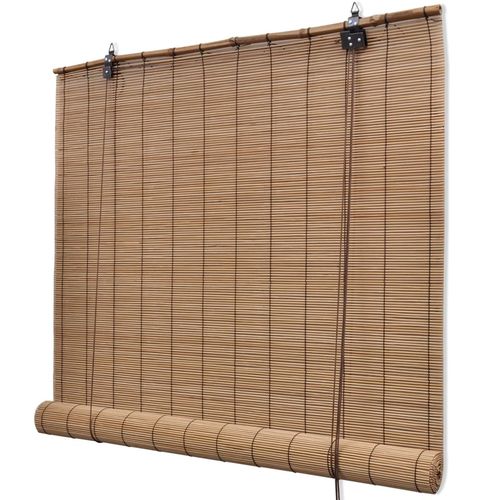 vidaXL Roller Blind Bamboo 150x160 cm Brown