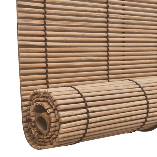 vidaXL Roller Blind Bamboo 150x160 cm Brown