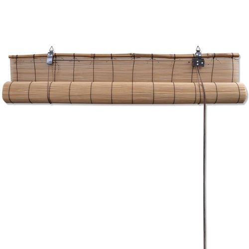 vidaXL Roller Blind Bamboo 150x160 cm Brown