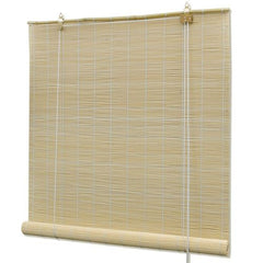 vidaXL Roller Blind Bamboo 150x160 cm Brown