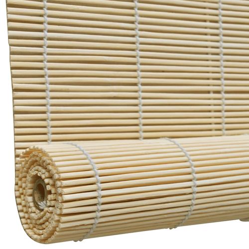vidaXL Roller Blind Bamboo 150x160 cm Brown