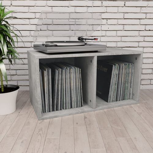vidaXL Vinyl Storage Box Smoked Oak 71x34x36 cm Engineered Wood