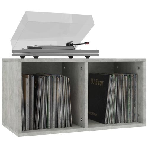 vidaXL Vinyl Storage Box Smoked Oak 71x34x36 cm Engineered Wood