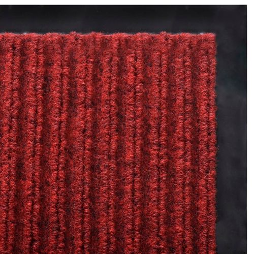 vidaXL Door Mat Black 117x220 cm PVC
