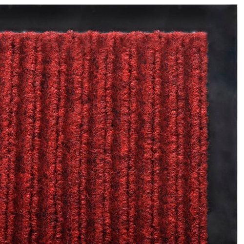 vidaXL Door Mat Black 117x220 cm PVC