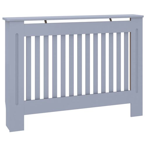 vidaXL MDF Radiator Cover White 205 cm