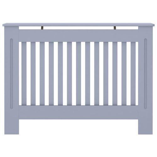 vidaXL MDF Radiator Cover White 205 cm